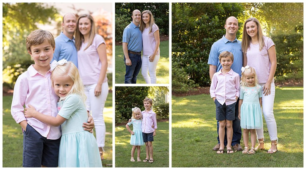 Family session on the University of Georgia Campus in Athens by Atlanta husband and wife photographers, A Focused Life Photography