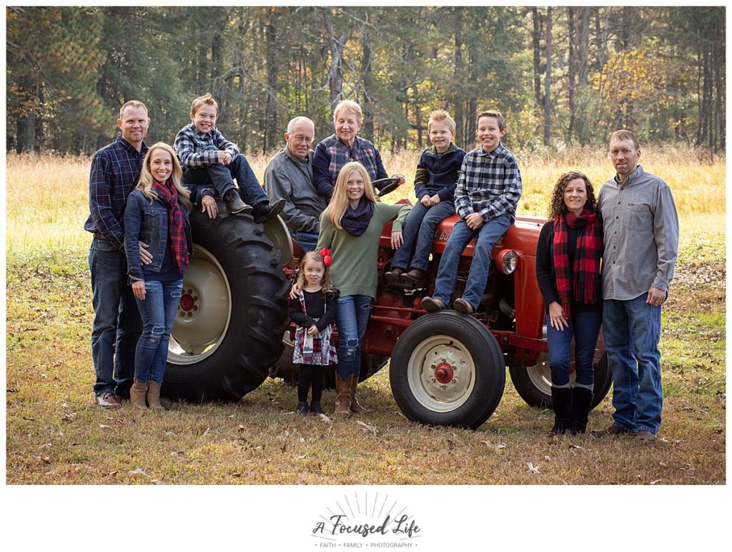 A Focused Life Photography Extended Family Tractor Lifestyle Session