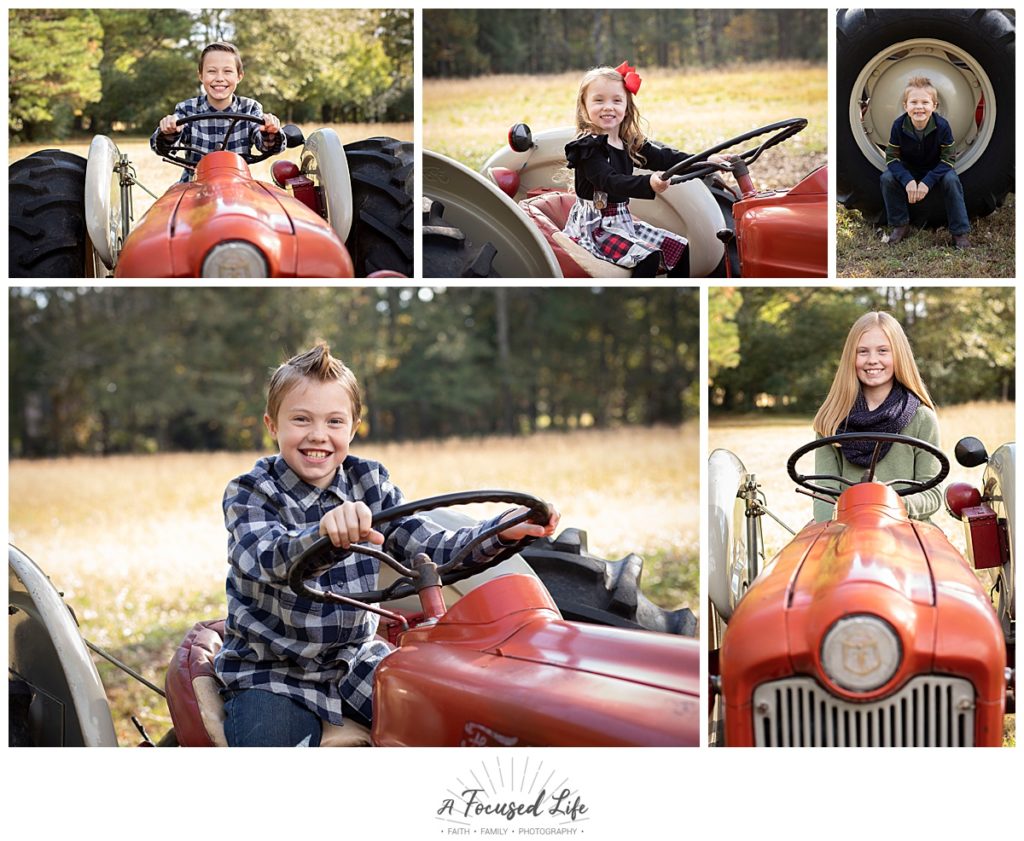 A Focused Life Photography Children Tractor Lifestyle Session