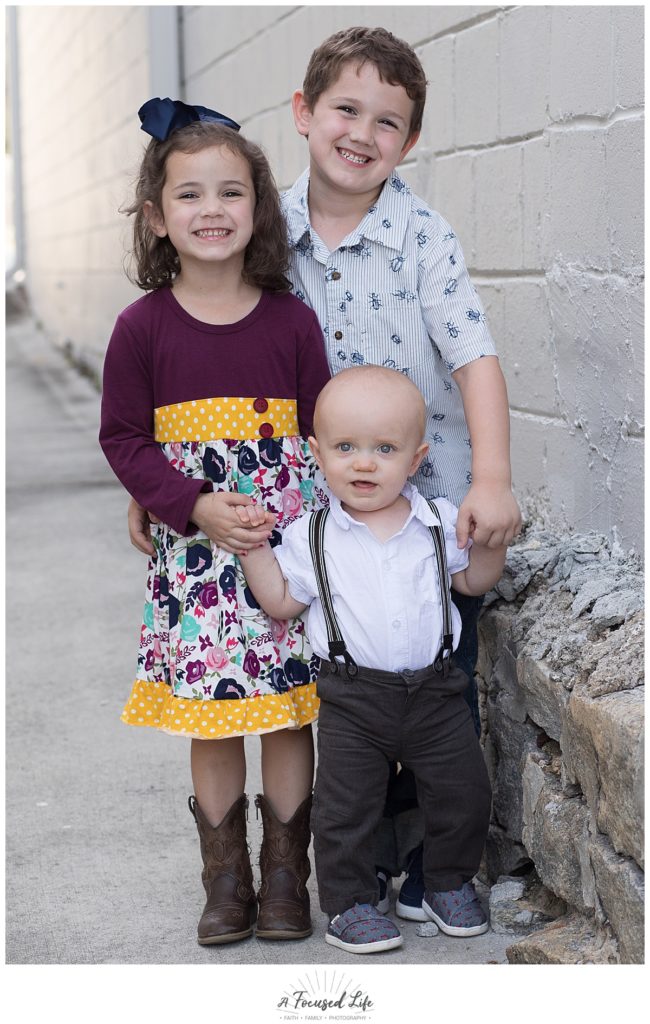 A Focused Life Photography in Monroe - family session in Downtown Loganville in Loganville, GA