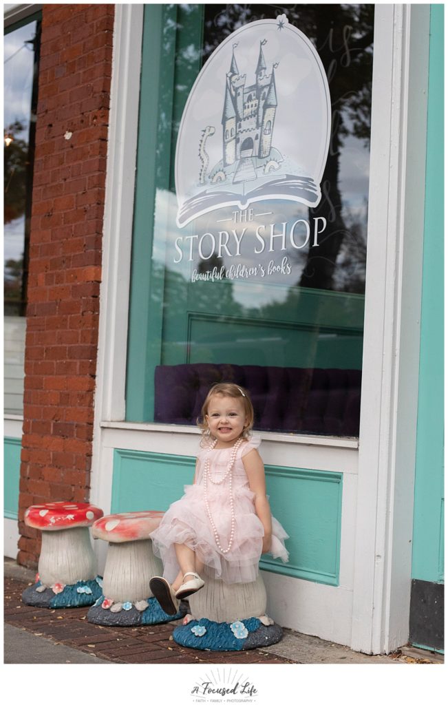 Birthday Session at Scoops Ice Cream in Monroe, GA by Children Photographer A Focused Life Photography