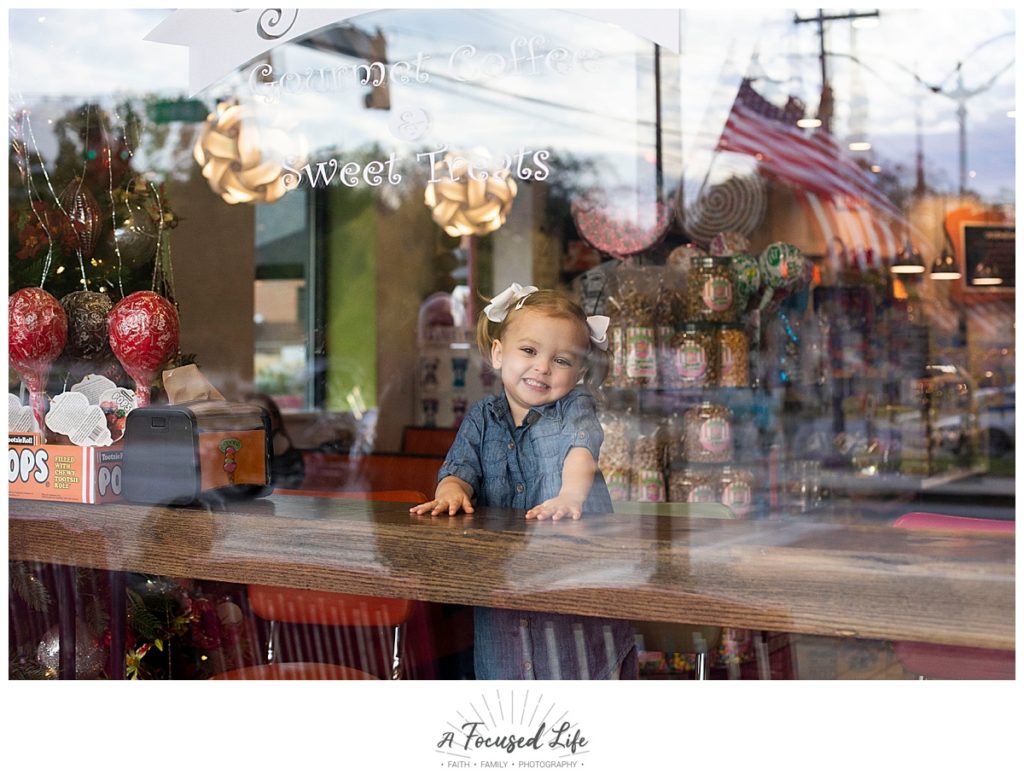 Birthday Session at Scoops Ice Cream in Monroe, GA by A Focused Life Photography