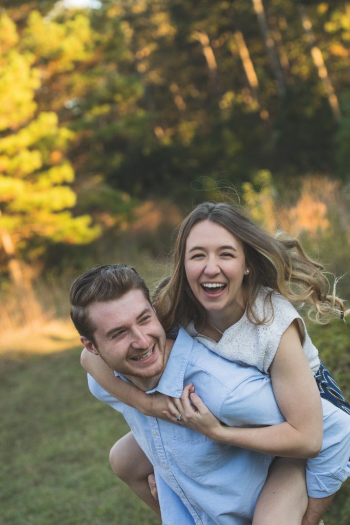 A Focused Life Photography Fall Engagement Session at Vines Garden in Loganville