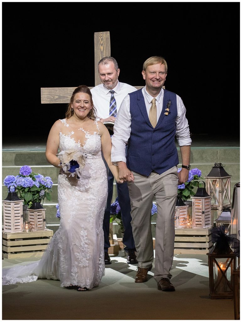 Wedding Ceremony at Mt Zion Baptist Church in Snellville GA