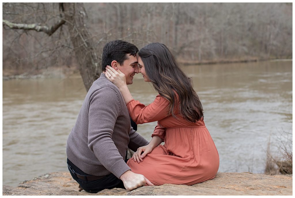 Romantic Engagement Session by Atlanta Photographer A Focused Life Photography in Monroe GA at Sweetwater State Park in Lithia Springs