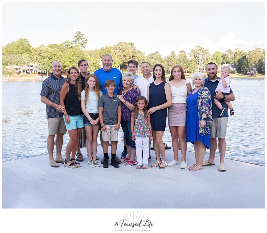 Extended Family Session at Reynolds Lake Oconee 